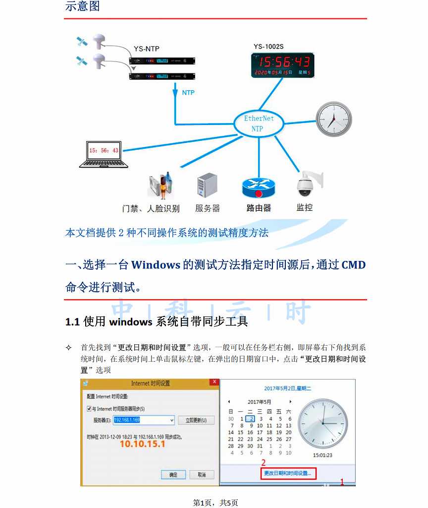 如何对NTP时间服务器进行授时精度测试(图2)